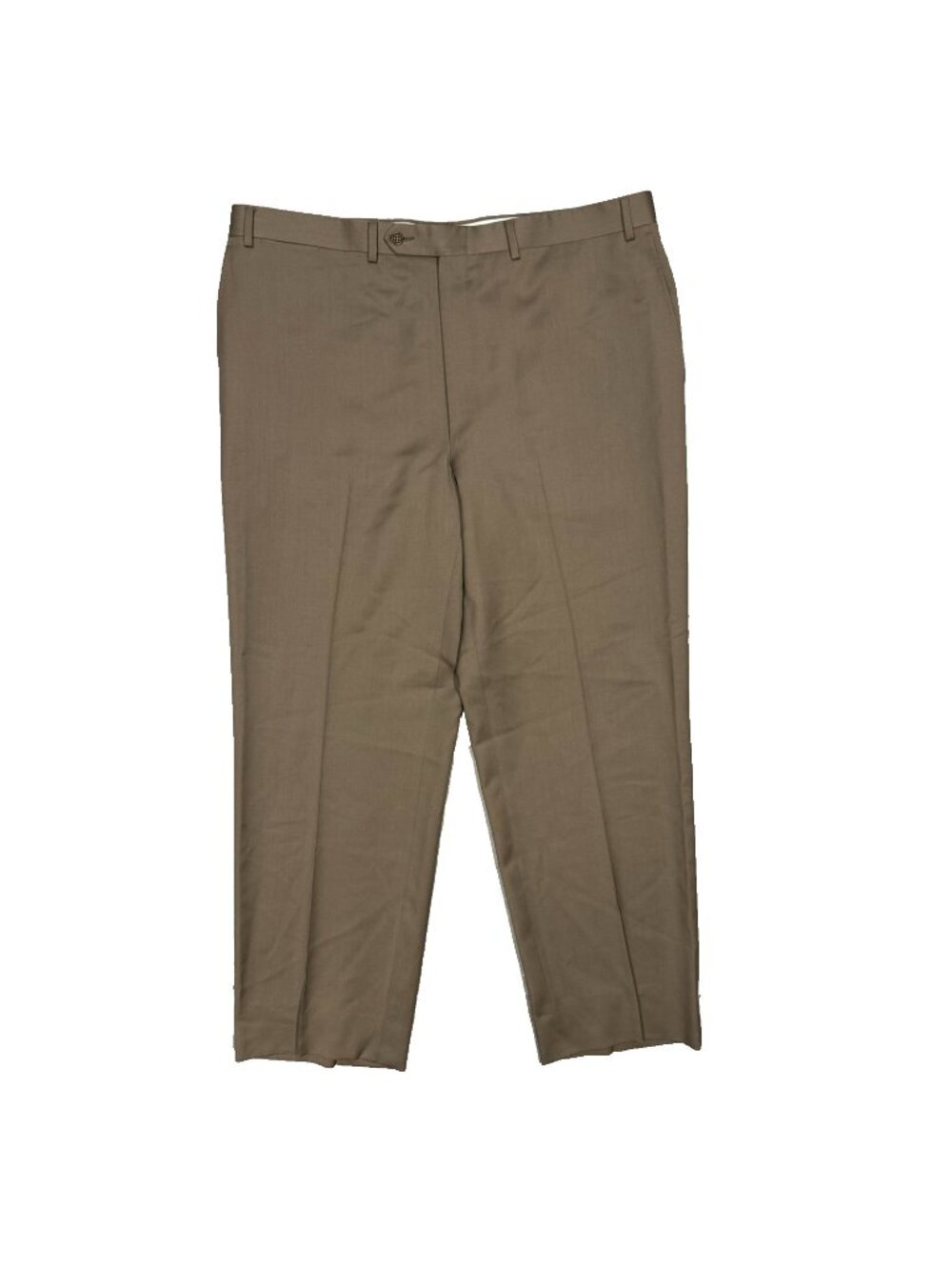Canali Dress Pants 100% Wool Trousers Made in Italy Brown 38x30